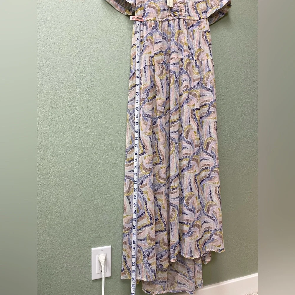 Lovestitch High Low Dress in Soft Pastels - Picture 10 of 14